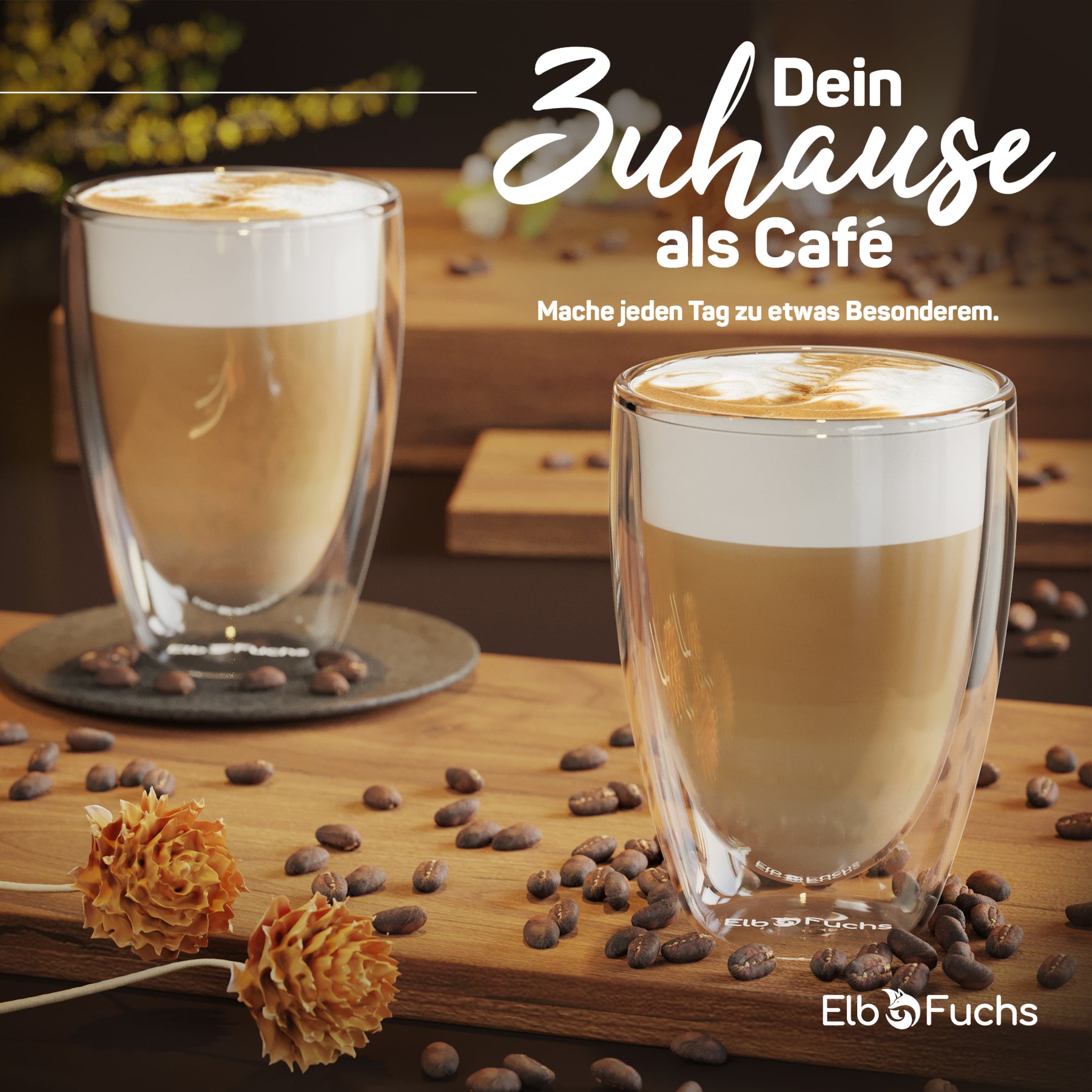 Latte Macchiato glasses double-walled [VIENNA 450ml] 