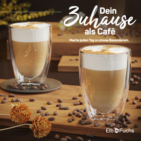 Latte Macchiato glasses double-walled [VIENNA 450ml] 