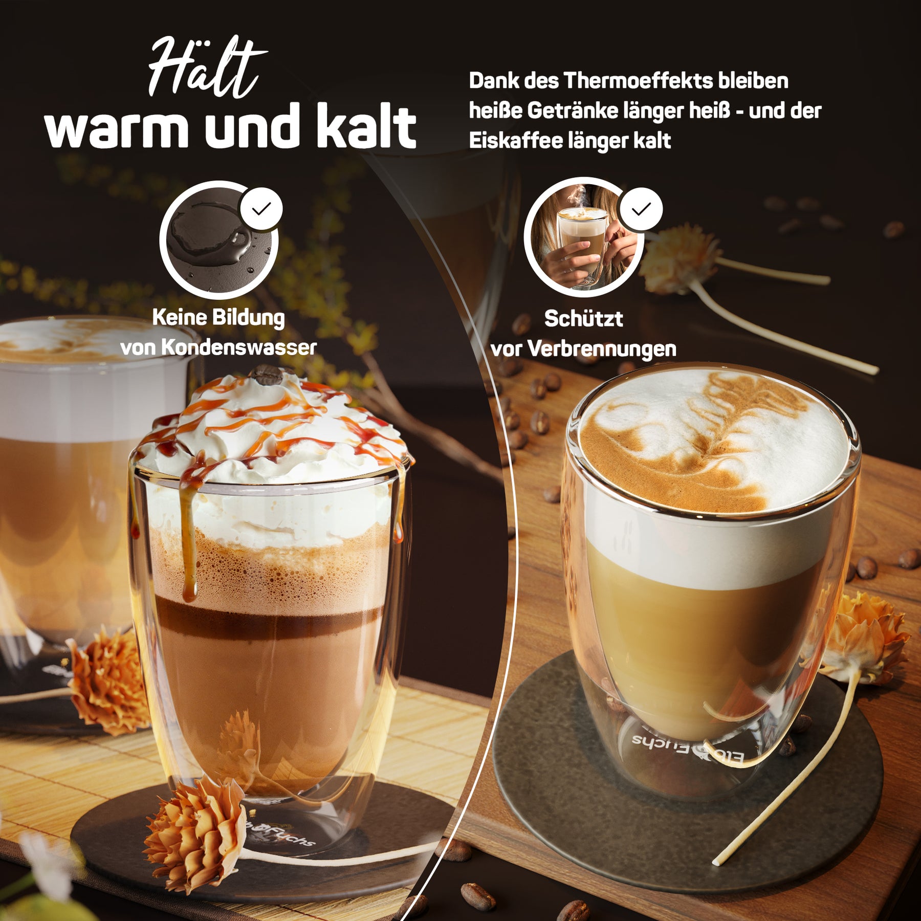 Latte Macchiato Gläser doppelwandig [VIENNA 450ml]