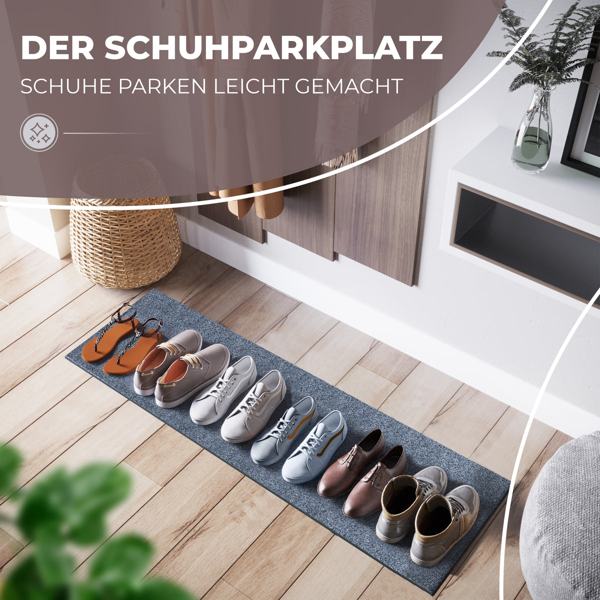 schuhparkplatz 120x40 cm fußmatte innen schuhmatte abtropfmatte schmal schuhunterlage schuhablage flur schuhmatte innen fussmatte schmal schuhteppich für innen abtropfmatte schuhe schuhablage schuhabtropfschale elbfuchs