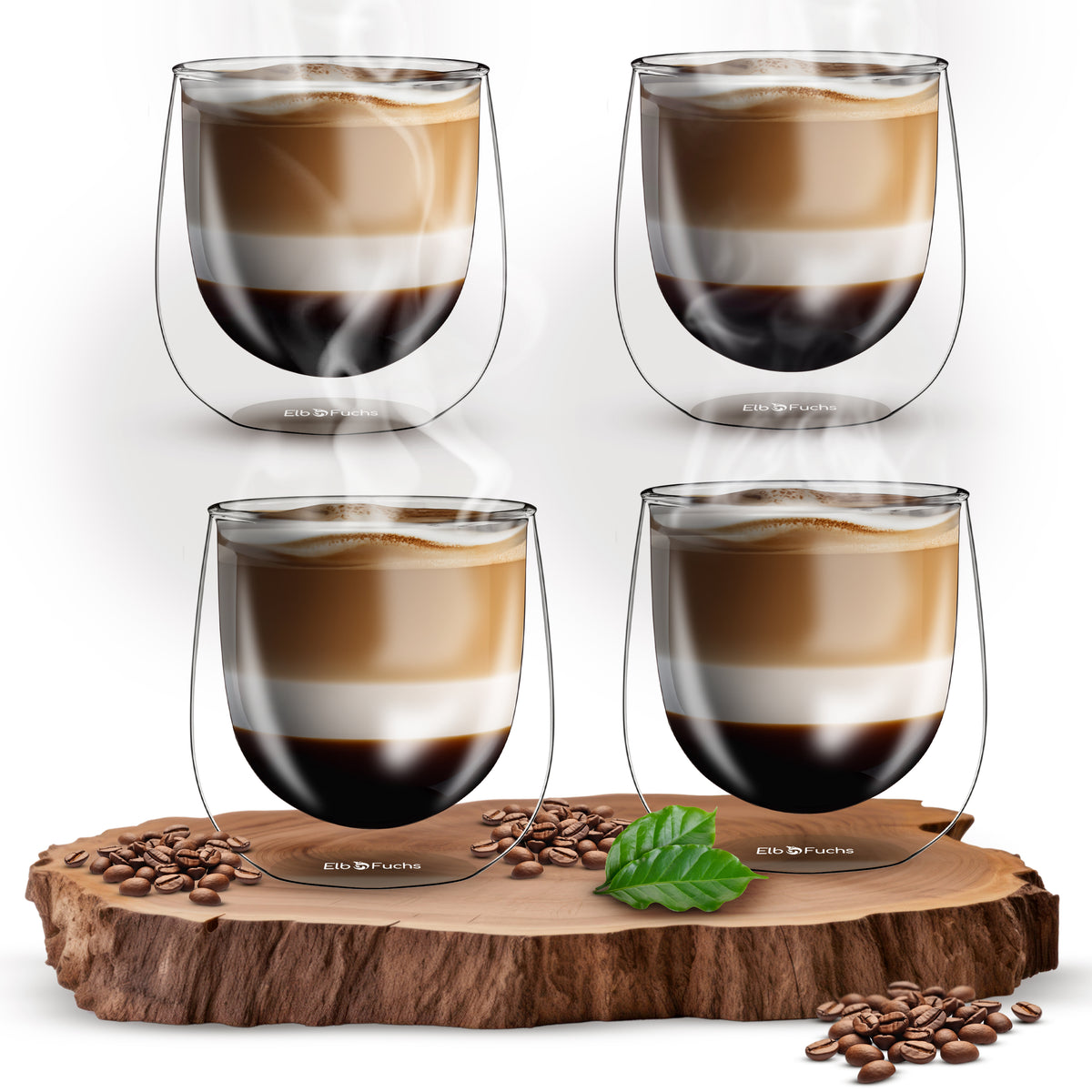 espressotassen espresso tassen set espresso gläser espressotassen glas doppelwandig espressotasse espresso glas espresso cup espresso glas doppelwandig thermogläser doppelwandige gläser cortado gläser 80ml 100ml elbfuchs Milan